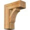 Ekena Millwork Imperial Block Rough Sawn Bracket w/ Offset Brace, Western Red Cedar, 8"W x 20"D x 24"H BKT0806X20X24IMP05RWR - alternate 1